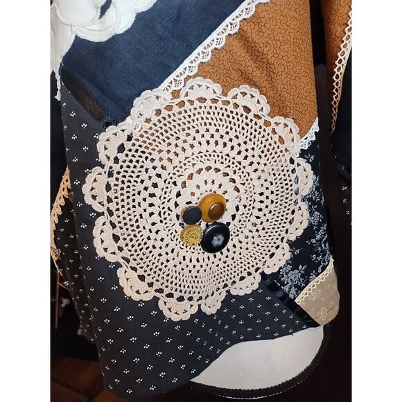 Scott August By O’Dell House Multi Media Mixed Print Plus Size 1X Vintage Artsy - Picture 2 of 14